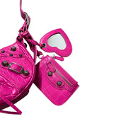 BALENCIAGA LE CAGOLE XS FUCSIA